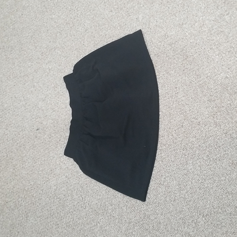 Black skirt.